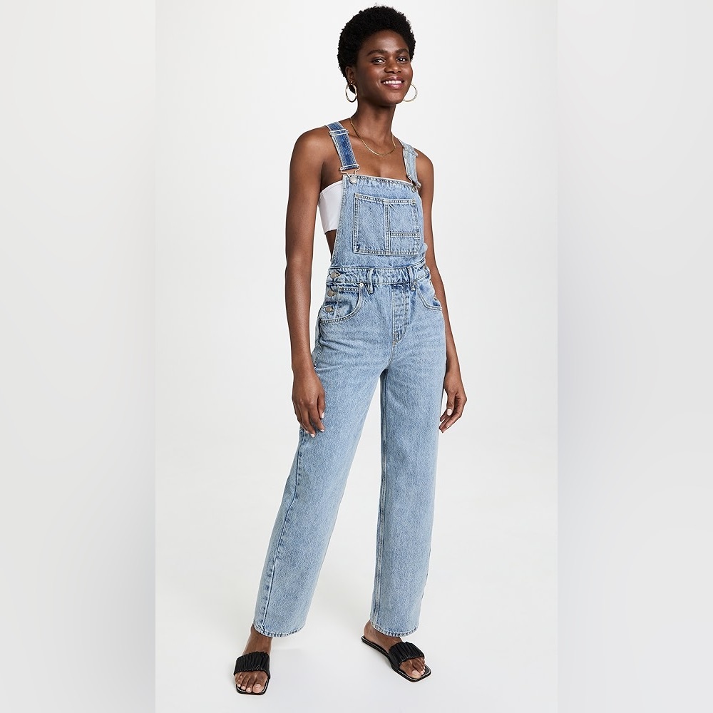 Good American Good '90s Overalls